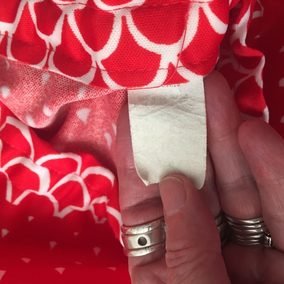 Vintage Scallop Print Doubleknit Maxi - Picture 5 of 7